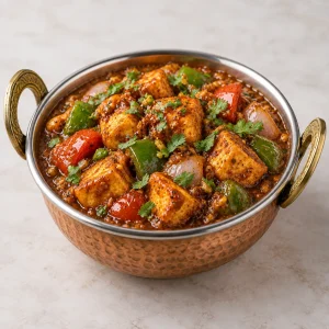 Chilly Paneer Masala (scharf)