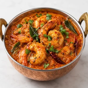 Scampi Madras (scharf)