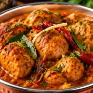 Chicken Madras (scharf)